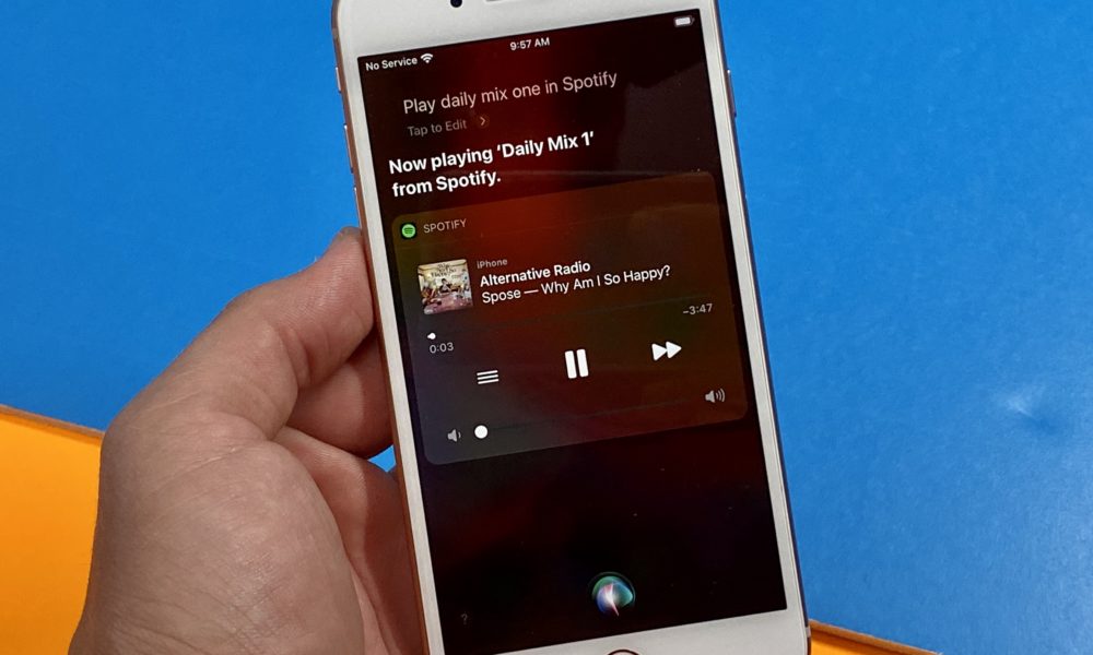 Cómo usar Siri para controlar Spotify