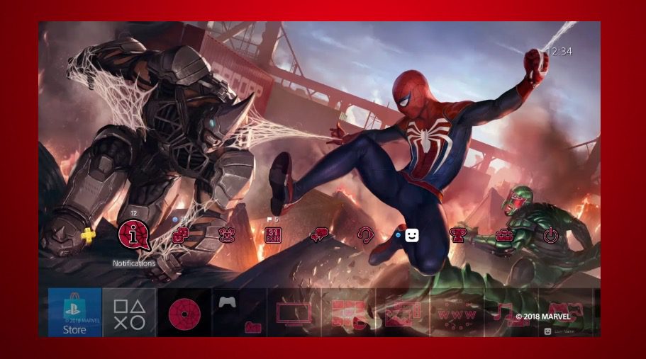 Coge tu tema gratuito de Spider-Man para PS4 antes de que se acabe