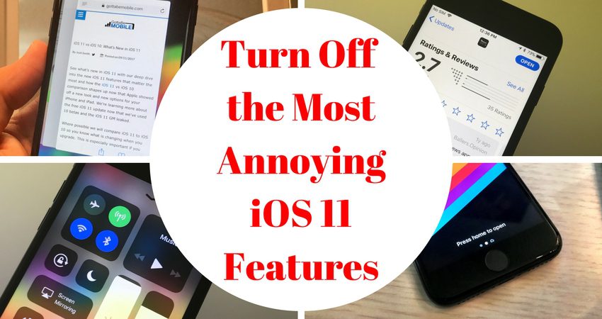 Cómo desactivar las 5 funciones más molestas de iOS 11