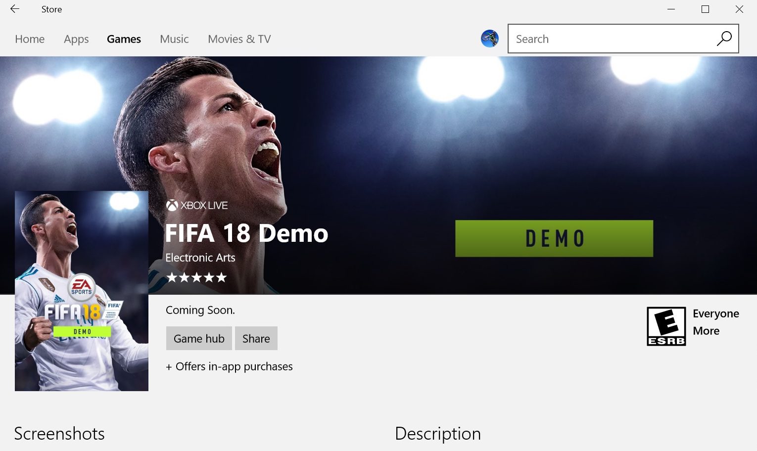 Fecha y detalles de lanzamiento de la demo de FIFA 18