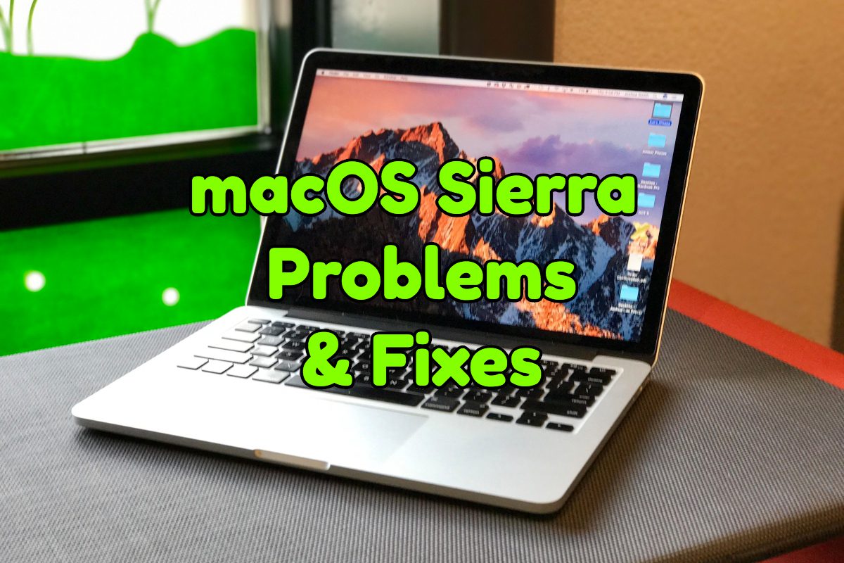 14 problemas y soluciones comunes de macOS Sierra