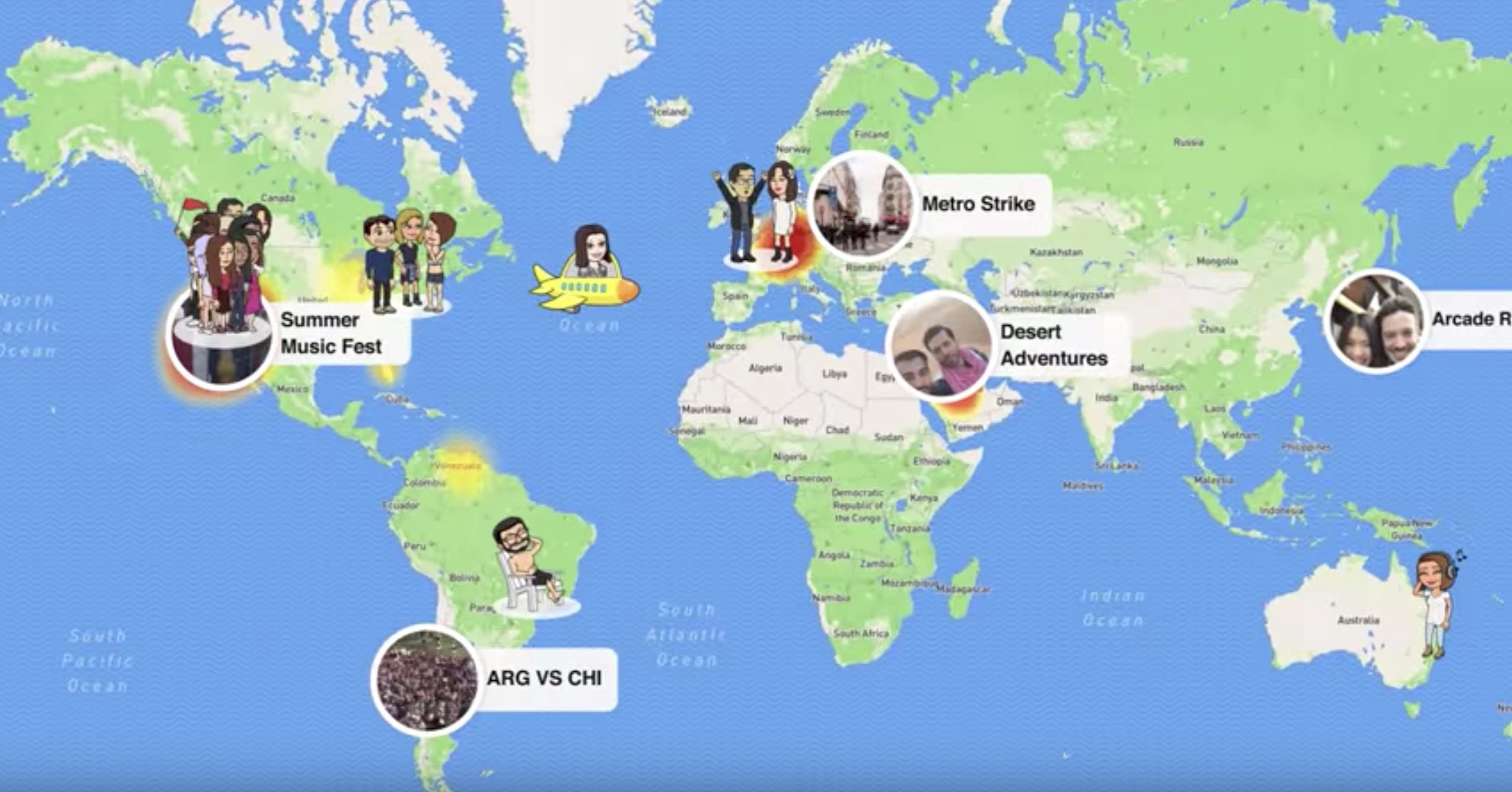 Cómo usar el mapa de instantáneas de Snapchat