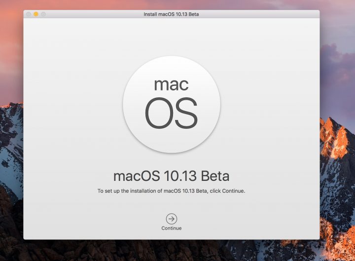 Instale macOS High Sierra beta. 