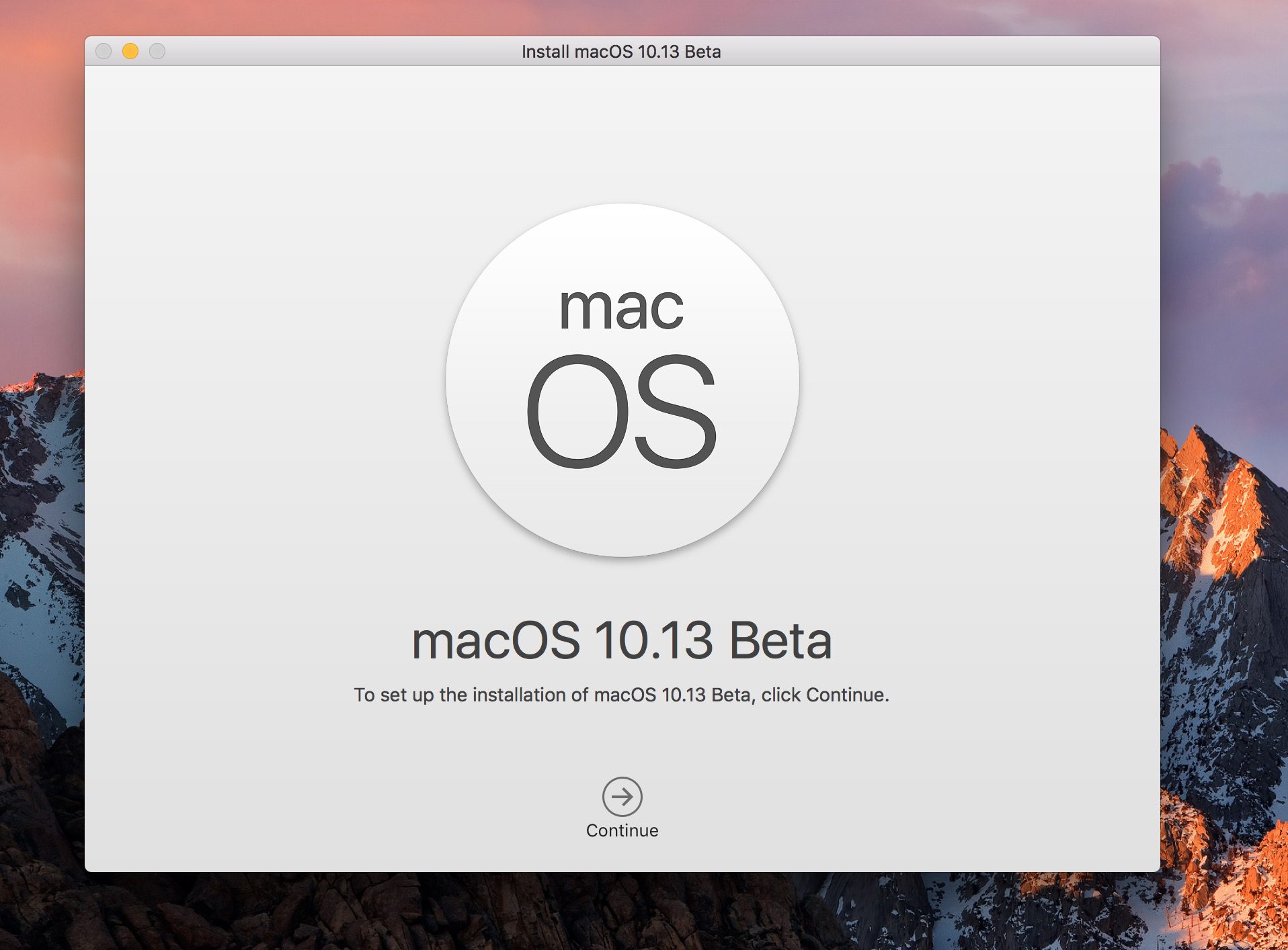 Cómo descargar e instalar macOS High Sierra Beta