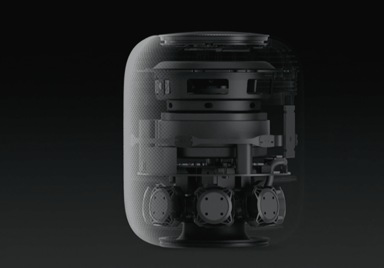 Apple HomePod speakers x-ray view