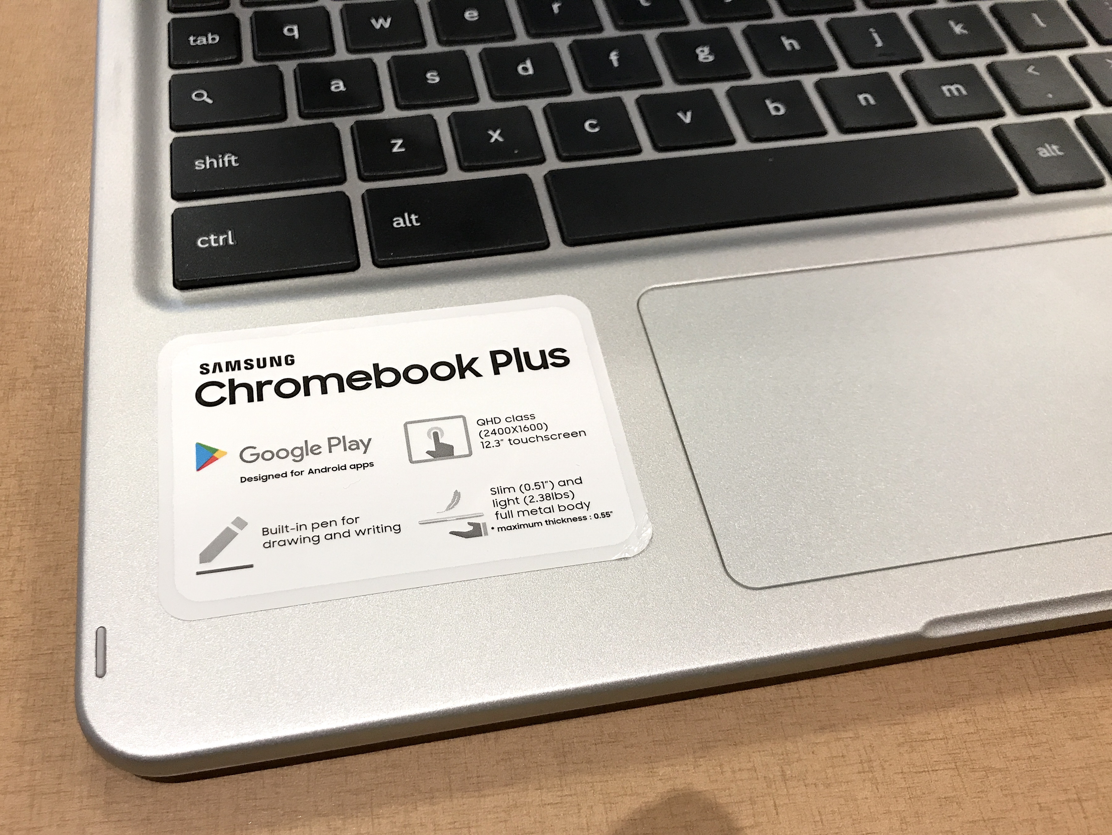 Especificaciones de Samsung Chromebook Plus