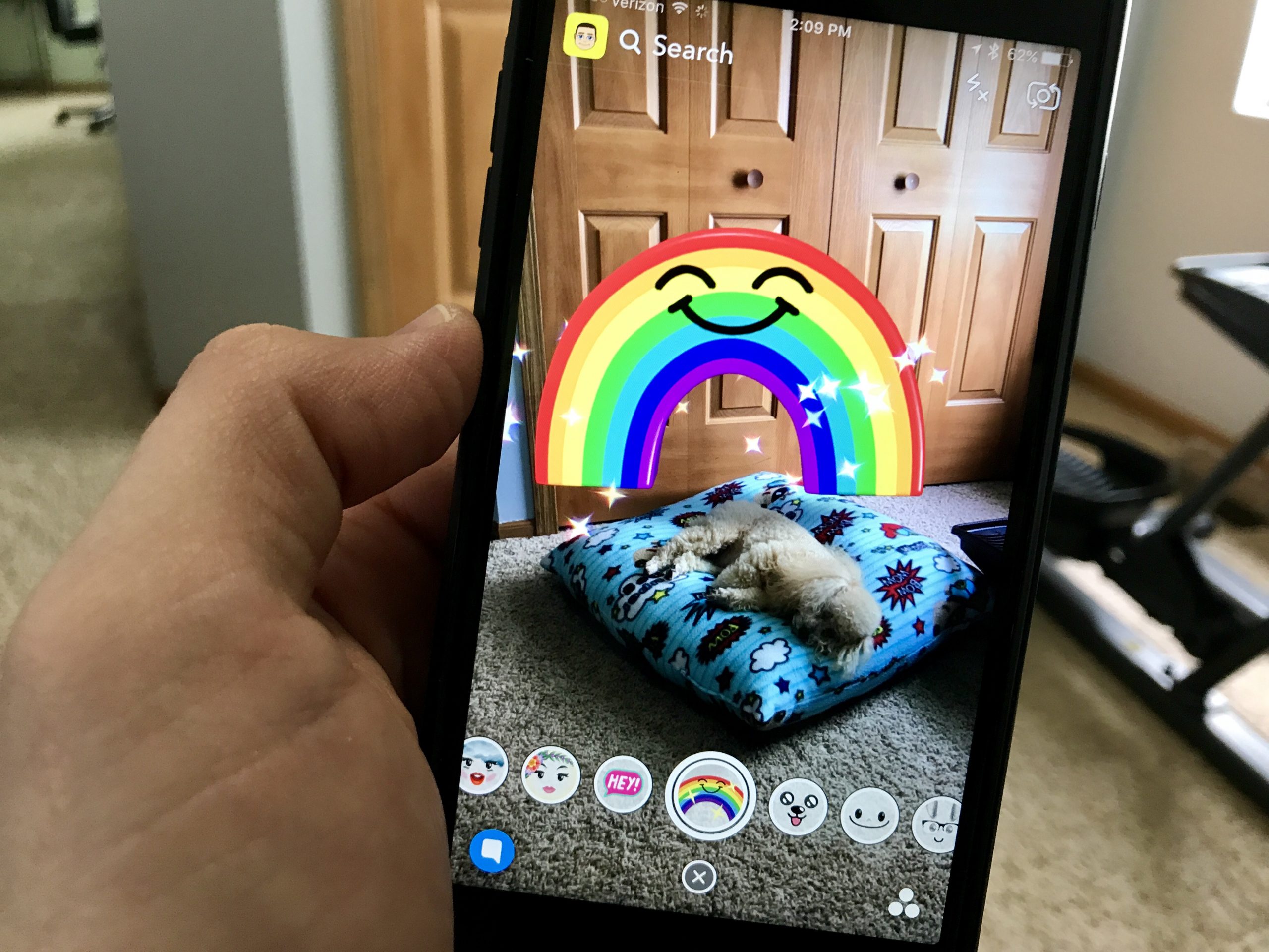 Cómo usar lentes de Snapchat World con efectos 3D