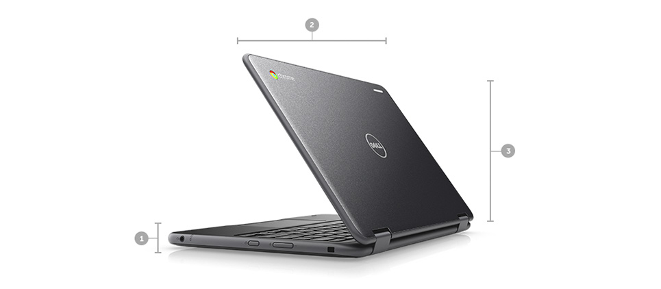 dimensiones de Dell Chromebook-11