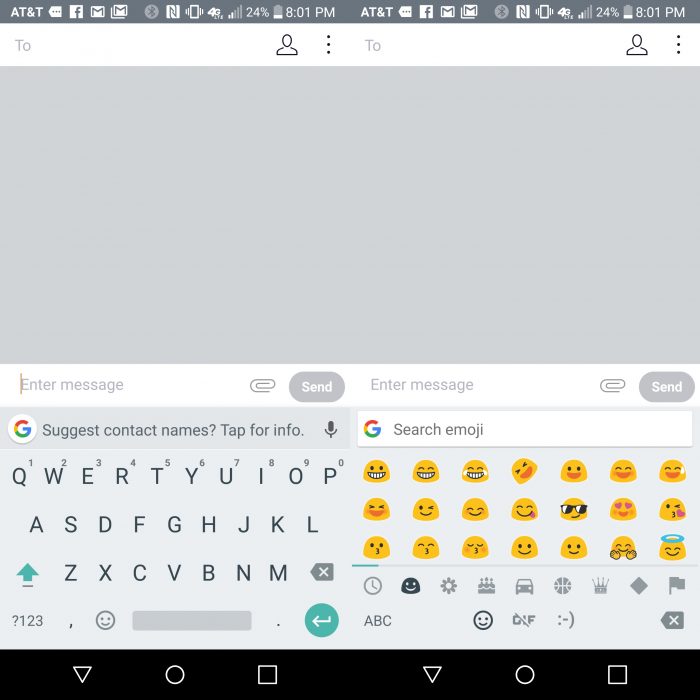 Instale el teclado Gboard de Google para acceder con un toque a los emoji G6.
