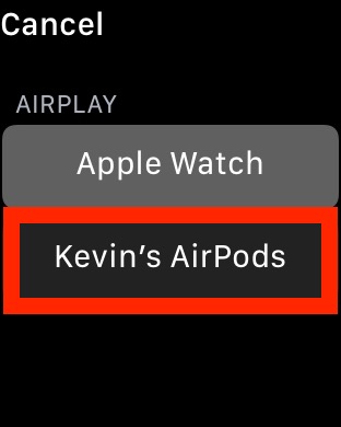 apple watch airplay airpods