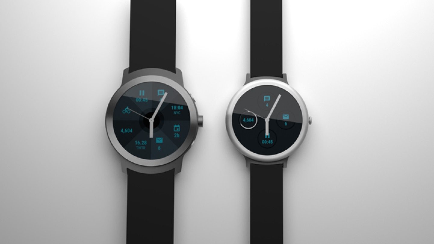Mock-up of rumored Google Watches