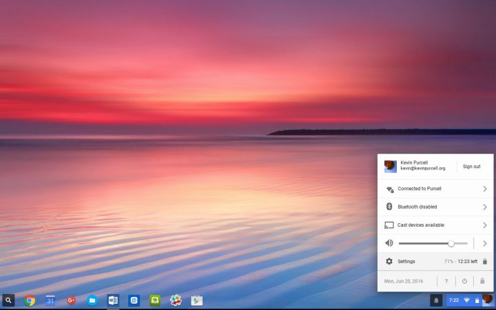 configuración de Chromebook