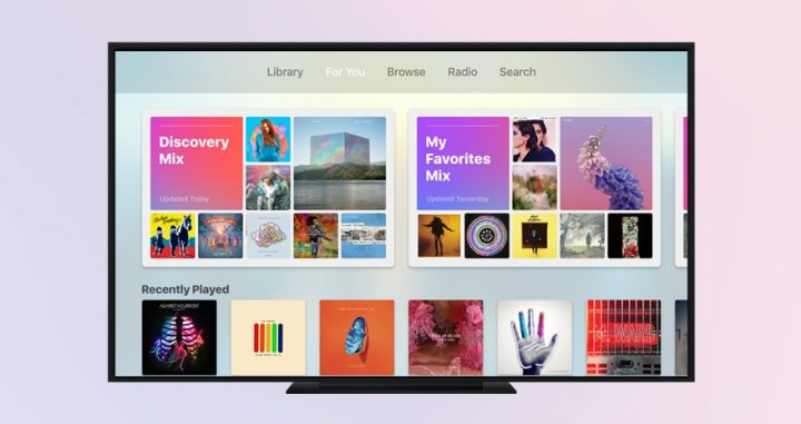 nuevas características del sistema operativo de TV 2016 Apple TV - 4