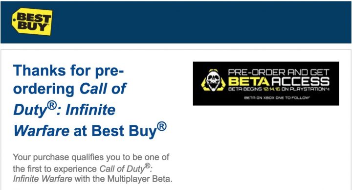 Encuentra tu código beta de Call of Duty: Infinite Warfare.
