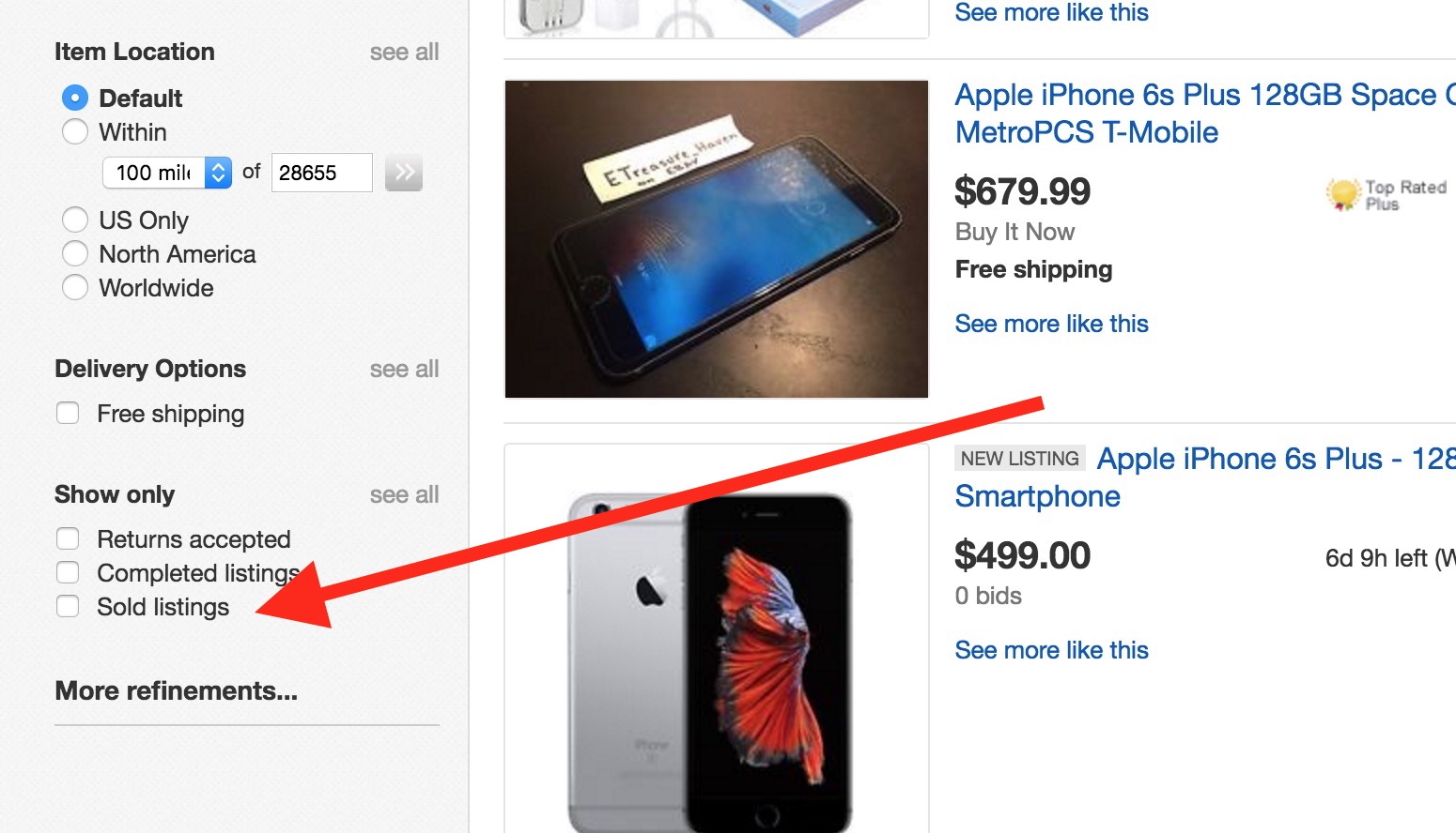 vende tu viejo iphone en ebay