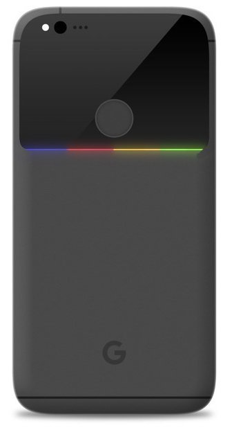 Render hecho por fans del teléfono Google Pixel (Nexus)