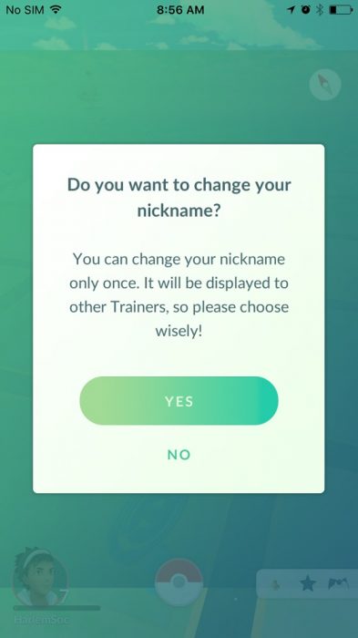 Cambio de nombre de cuenta de Pokémon GO (8)