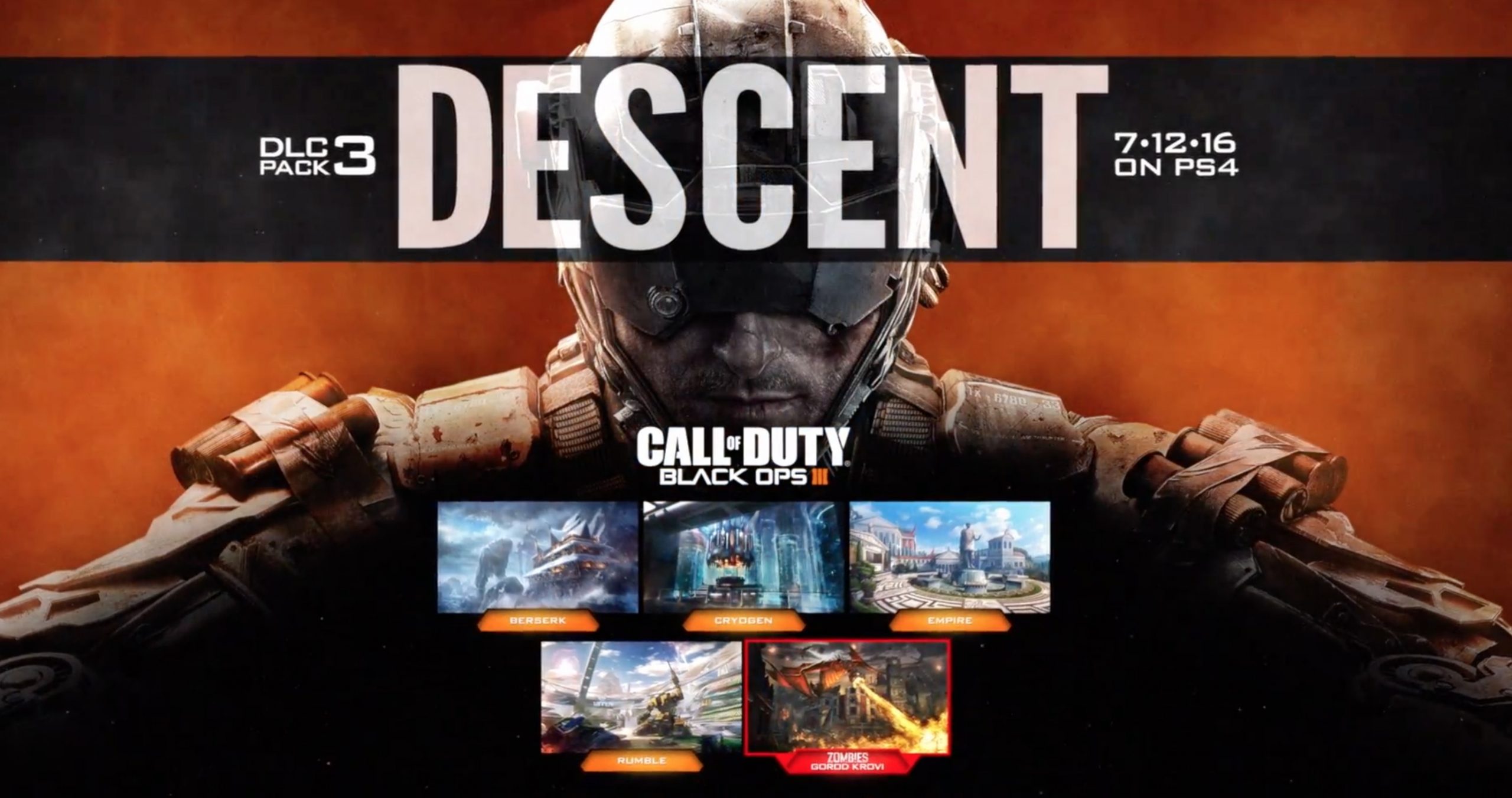 Detalles de la fecha de lanzamiento de Descent Black Ops 3 DLC 3