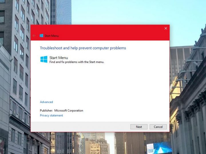 Qué hacer cuando el menú de inicio de Windows 10 no se abre