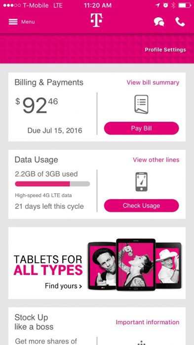 Cómo agregar datos en T-Mobile USA (3)
