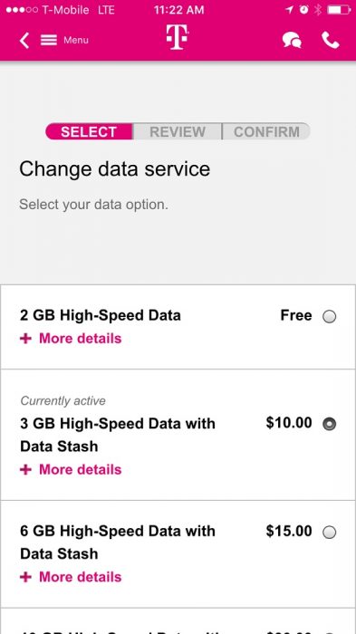 Cómo agregar datos en T-Mobile USA (4)