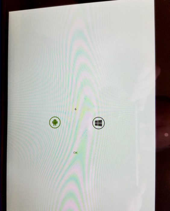 pantalla de arranque dual chuwi hibook