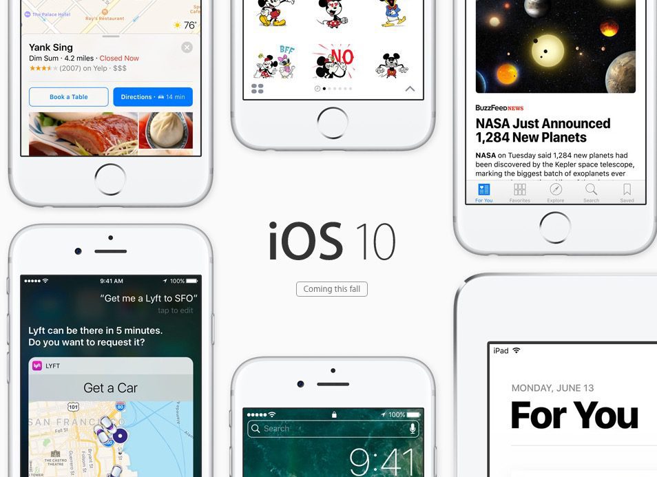 Detalles y compatibilidad de la fecha de lanzamiento de iOS 10