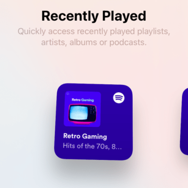 Cómo obtener el widget de Spotify en iOS 14-9-a