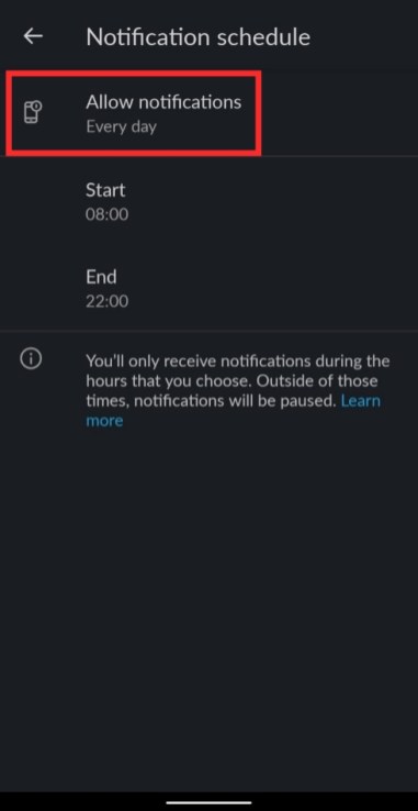 Administra las notificaciones de Slack en tu teléfono-7-a