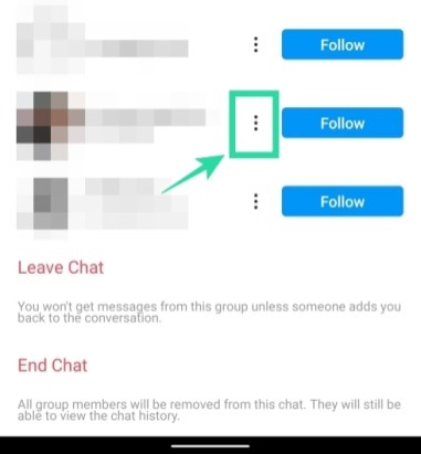 Cómo dejar de ser agregado a grupos en Instagram-9-c