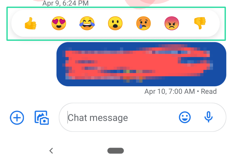 obtener barra de reacción emoji Android
