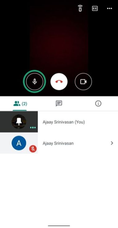 activar el sonido en Google Meet Phone-2-a