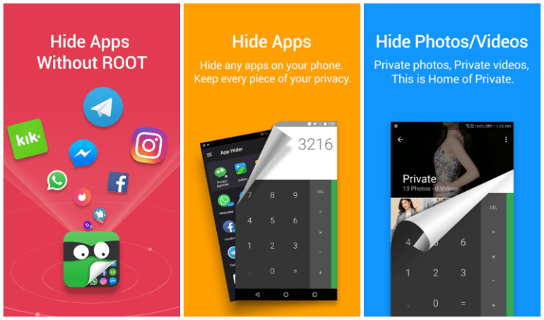 Ocultar aplicaciones usando la aplicación App Hider