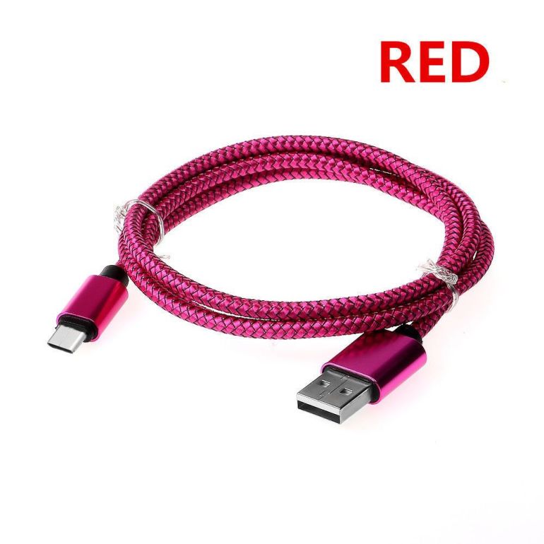 cable rojo tipo c