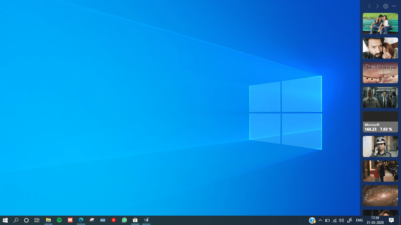 Cómo obtener Microsoft News Bar en su escritorio de Windows 10