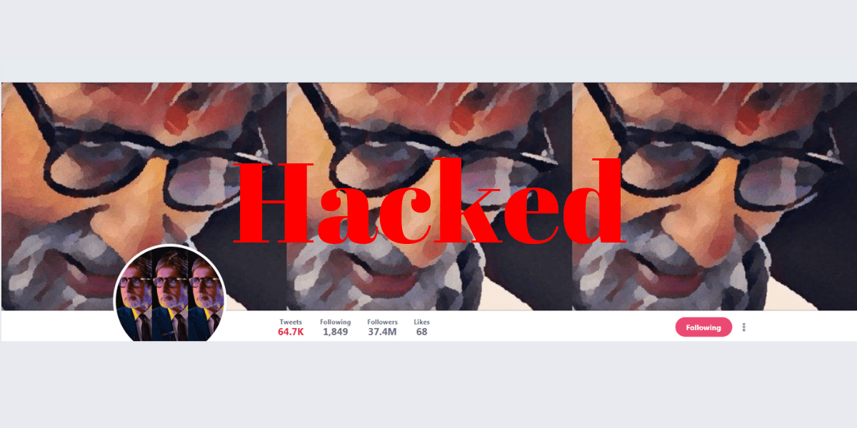 La cuenta de Twitter de Amitabh Bachchan es pirateada por piratas informáticos turcos, la policía de Mumbai inicia una investigación