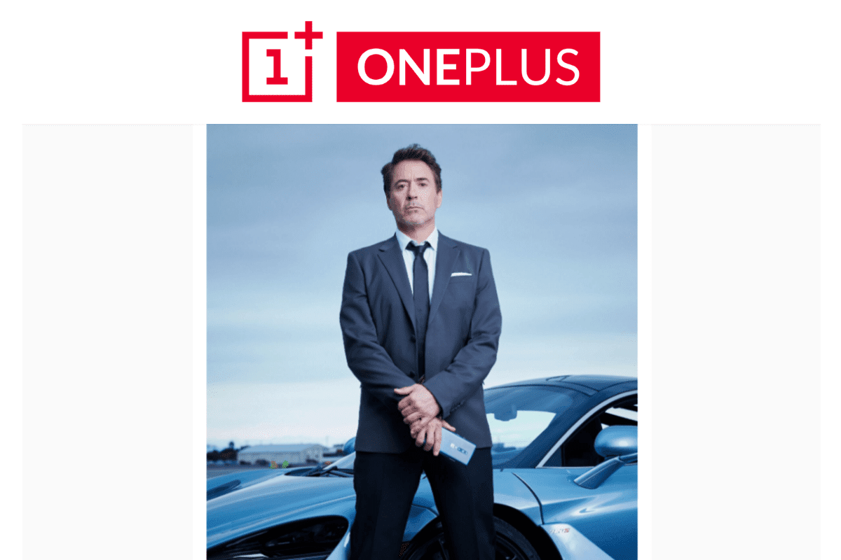 OnePlus Ropes Iron Man para hacer campaña para OnePlus 7 Pro y OnePlus 7
