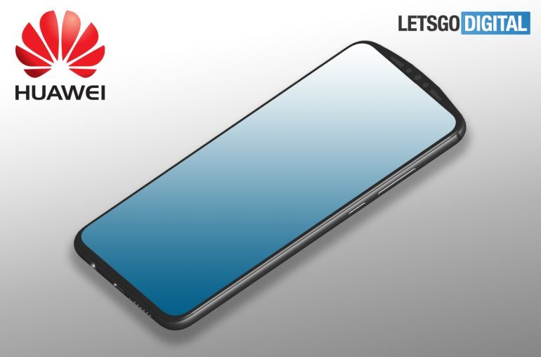 La nueva patente de diseño de Huawei muestra un borde superior redondeado