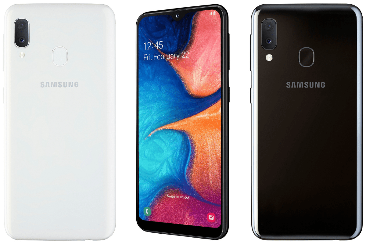 Samsung Galaxy A20e se lanzó como una pequeña degradación al A20 predominante