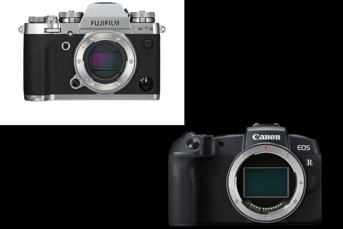 Lanzamiento de la cámara sin espejo de fotograma completo Canon EOS RP y la cámara FujiFilm X-T30 APS-C