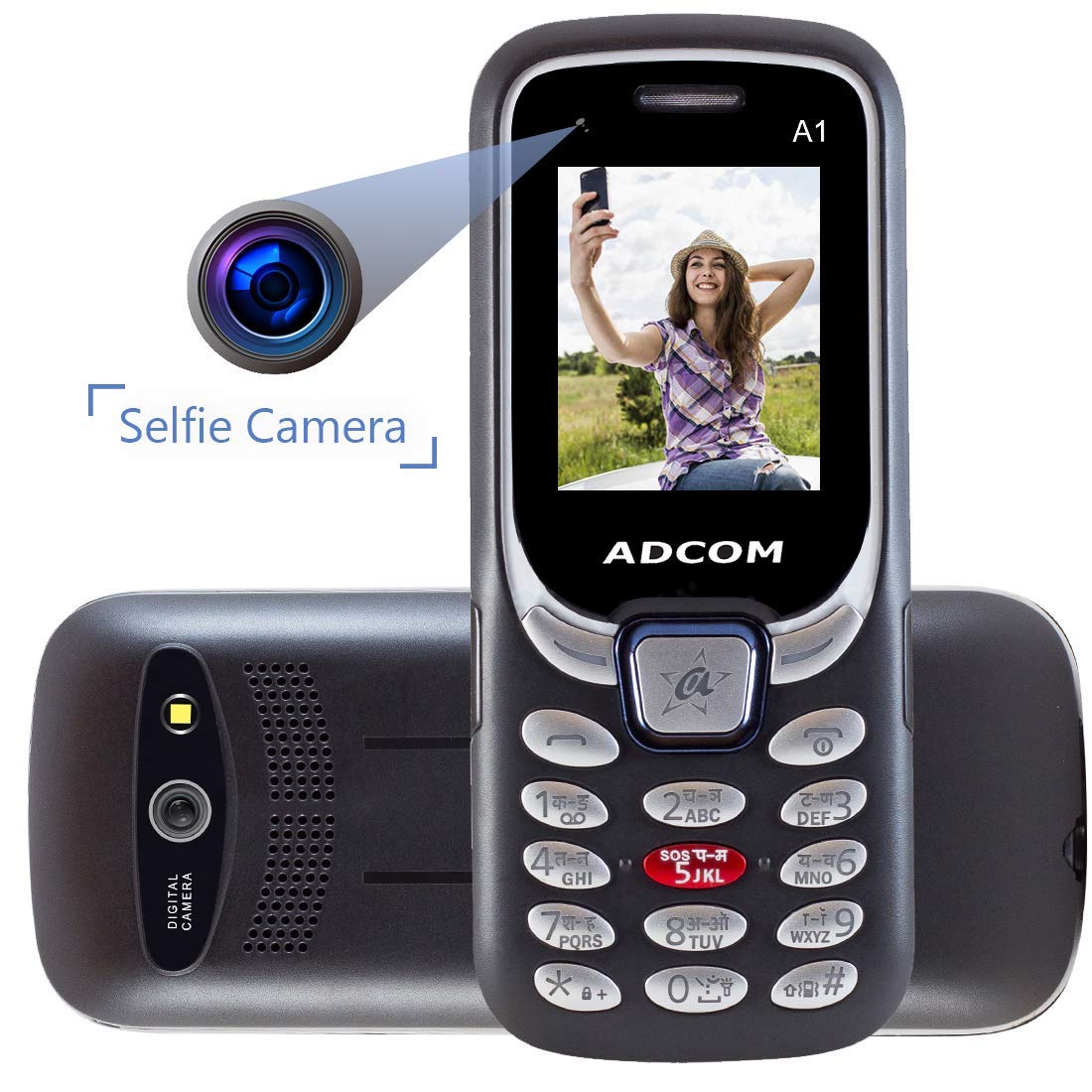 Adcom A1 Selfie, un teléfono funcional asequible con cámara para selfies lanzado: precio, características