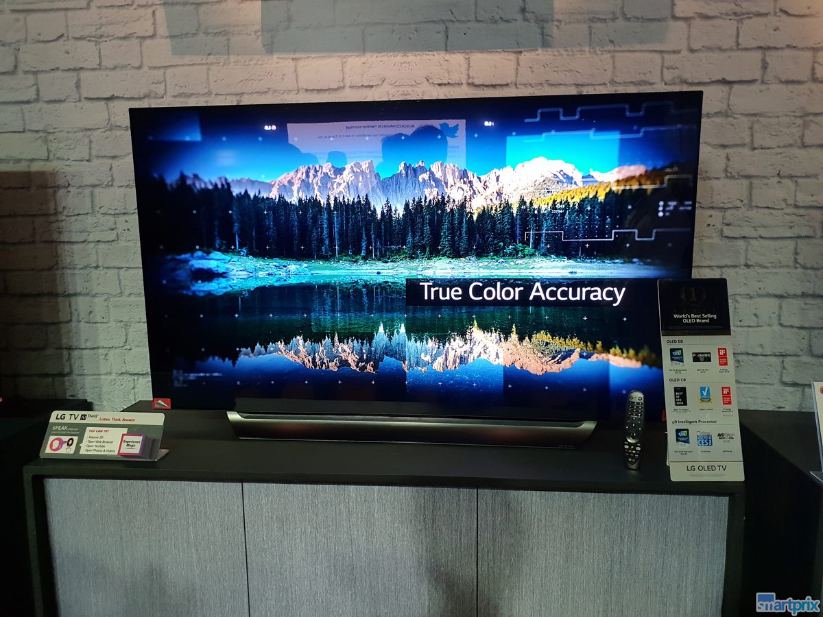 Lanzamiento de la gama LG ThinQ AI OLED TV 2018 y el procesador Alpha A9: precio en India y características