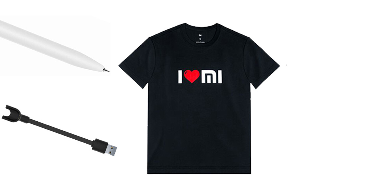 Lanzamiento del bolígrafo Xiaomi Mi Rollerball, la almohada de viaje, las camisetas Mi y el cable de carga Mi Band: precio y disponibilidad