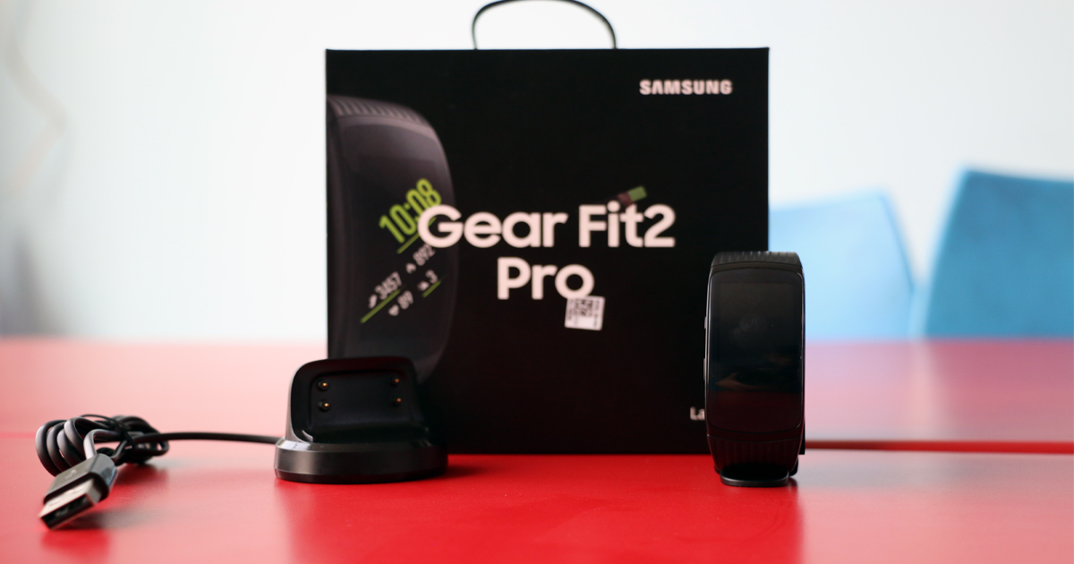 Rastreador de actividad impermeable Samsung Gear Fit2 Pro con GPS lanzado en India: precio y características