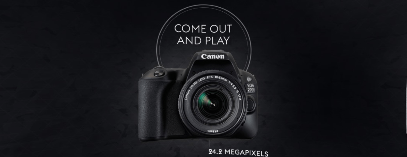 Canon lanza la cámara EOS 200D con sensor CMOS de 24.2MP y enfoque automático de 9 puntos a Rs. 47,495