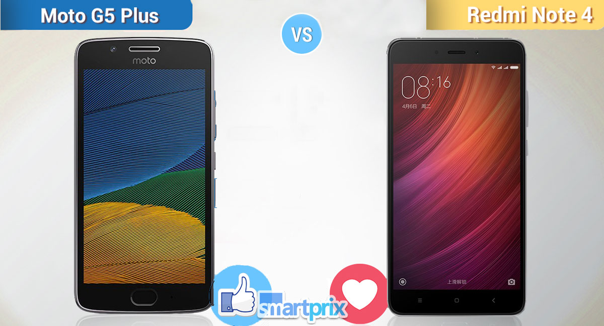 Comparación de Moto G5 Plus vs Xiaomi Redmi Note 4: La batalla de titanes de rango medio