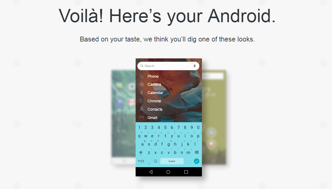 La prueba de sabor de Android de Google sugiere los fondos de pantalla, los lanzadores y los paquetes de iconos más adecuados