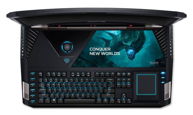La laptop para juegos Monstrous Predator 21-X de Acer cuesta la asombrosa cantidad de $ 9000