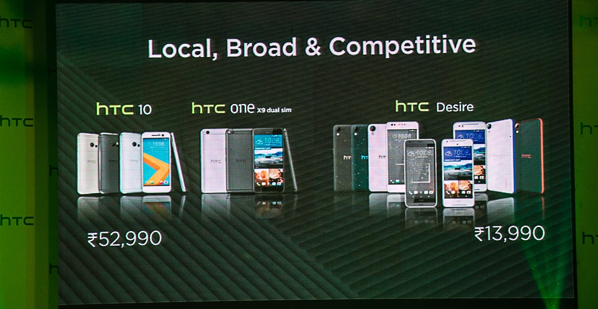 HTC amplía su cartera de las series One y Desire con nuevos lanzamientos en India