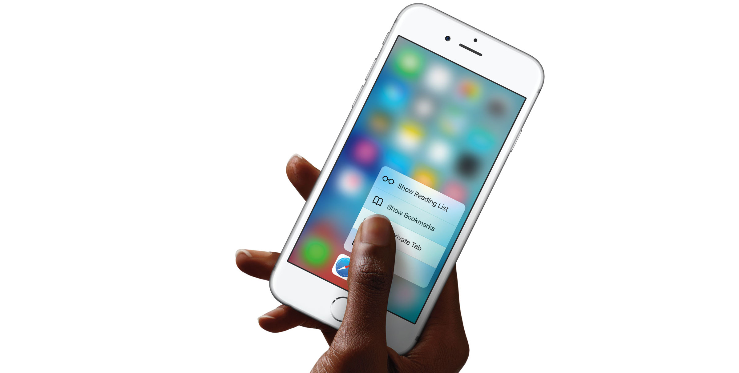 Apple's nieuwste 3D Touch op de iPhone 6S Plus